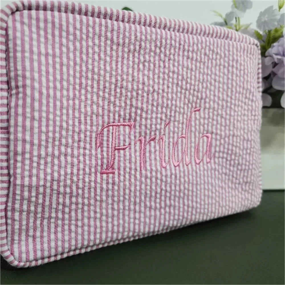 Personalized Embroidered Wash Bag Custom Pouch