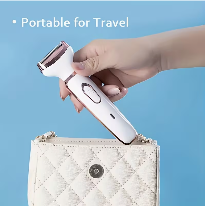 Silk Glow 4 In 1 Electric Lady Shaver, Effective Body Hair Removal, Painless Cordless Razor